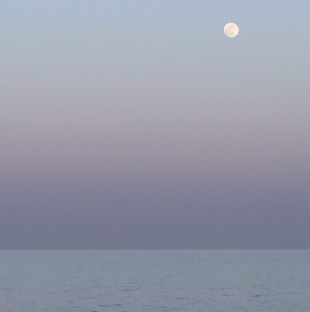 sunrise over lake michigan